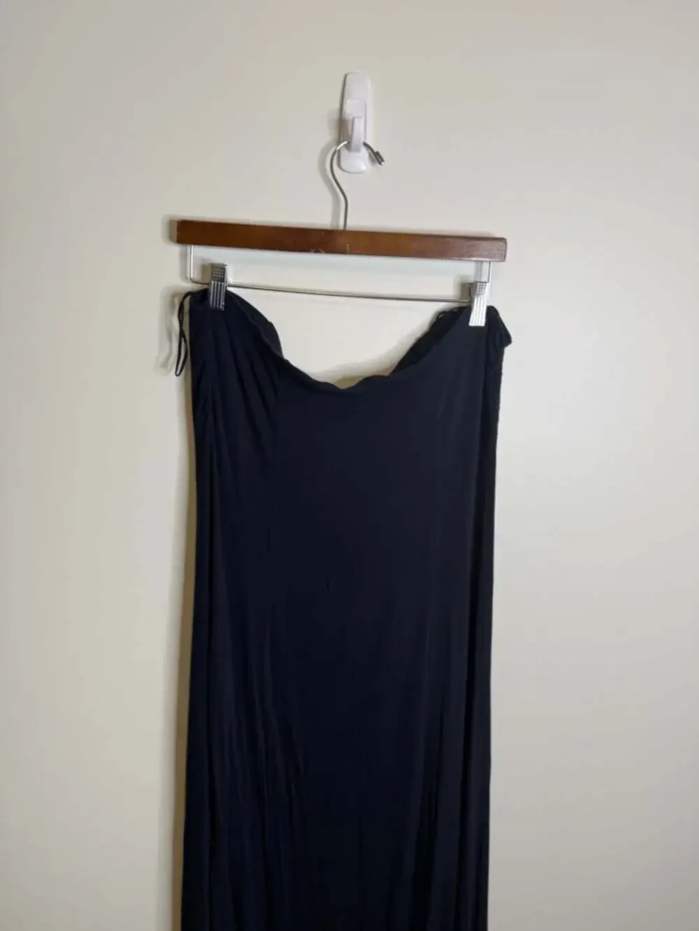 Free people beach black strapless my long time Love maxi dress size large
